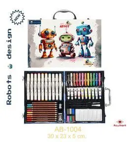 Set Art Studio 53 Piezas Artist Robots