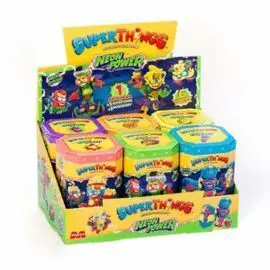 Expositor 6 Superthings Neon Power -Kazoom Kids
