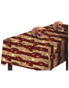 Mantel Payaso Halloween 137X274Cm