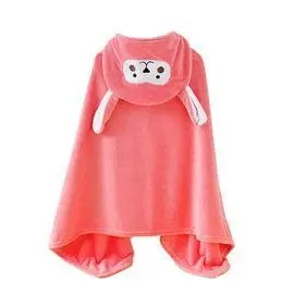 Toalla Infantil Diseño Conejito Rosa