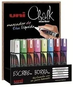 Expositor Marcador Uni Chalk Paint Pwe-5M 36 uds C