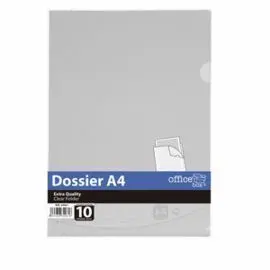 Dossier Uñero A4 Cristal Office Box