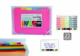 Clasificador A5 con Gomas 12 Divisiones Office Box Ref. 41018