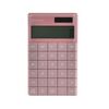 CALCULADORA PLANA ROSA 12 DIGITOS