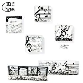 Set 4 Imanes Musica