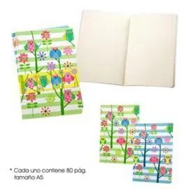 Set 2 Cuadernos A5 Buhos Javier 17/377