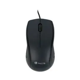 Raton Optico con Cable Negro