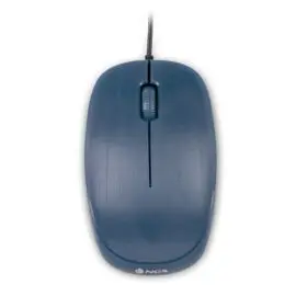 Raton Optico con Cable Azul