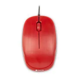 Raton Optico con Cable Rojo