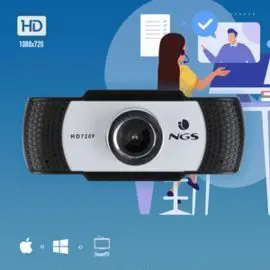 Webcam 720P (1280 X 720) con Microfono Incorporado