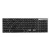 TECLADO INALAMBRICO MULTIDISPOSITIVO RECARGABLE