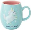 TAZA CON RELIEVE DE UNICORNIO - ERES LO MAS