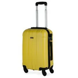 Maleta Cabina Rigido Havel Amarillo
