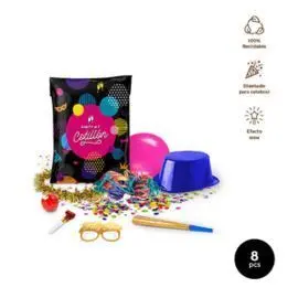 Bolsa de Cotillon Transparente con Sombrero - Prem