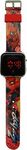 RELOJ LED SPIDERMAN ESFERA CUADRADA