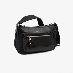 Bolso Bandolera Mujer Negro Berja 27X18X10Cm