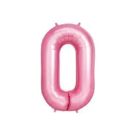 Globo Poliamida Nº0 100Cm Rosa Pastel Apto Helio 1