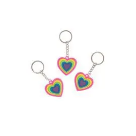 Surtido Juguetes para Piñata Llaveros Corazones 3
