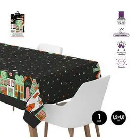Mantel Impermeable Plegado Halloween Truco o Trato