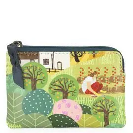 Monedero Llavero Piel Estampado Pequeño Amsterdam