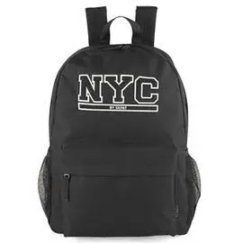 Mochila con Portatodo Nyc Negra