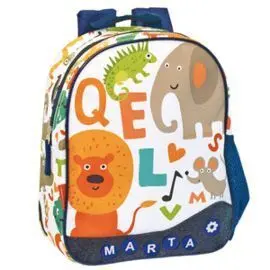 Mochila Guarderia Zoo Pon tu Nombre