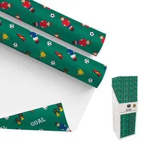 Papel Regalo 200X70Cm Futbol Surtidos