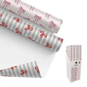 Papel Regalo 200X70Cm Lazos Surtidos