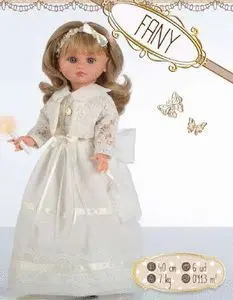 Muñeca Comunion 40Cm Fany Habladora con Vela 4611V