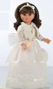Muñeca Comunion 40Cm Fany Habladora con Vela 4612V