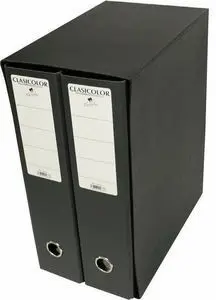 Modulo Carpeta Geltex 2 Archivadores Negro