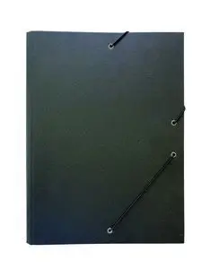 Carpeta Clasificadora Carton Forrado Negro