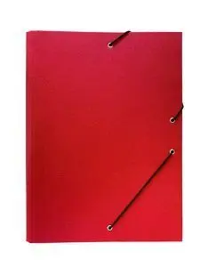 Carpeta Clasificadora Carton Forrado Rojo