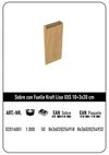 SOBRE KRAFT XXS 10+3X20 NATURAL LISO PAQUETE 25 UD