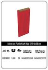 SOBRE KRAFT S 15+6X30 ROJO PAQUETE 25 UDS