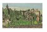 Tarjeta Postal Vistas Alhambra