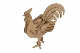 Maqueta Gallo 3D 2Pl D3