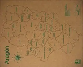 Rompecabezas Comarcas de Aragon 300X370 1Pl D2