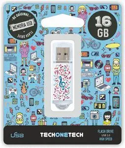 Memoria Usb 16 Gb Pendrive Music Dream
