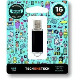 Pendrive 16 Gb Negro Basico