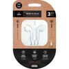 AURICULARES ERGONOMICOS EARTECH WHITE CABLE 1,2M J