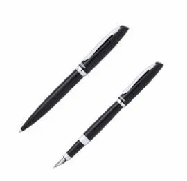 Juego Boligrafo y Pluma Prime Negro
