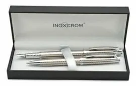 Juego Boligrafo y Pluma Arc Inox Mava