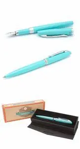 Juego Boligrafo y Pluma Prime Vintage Turquoise