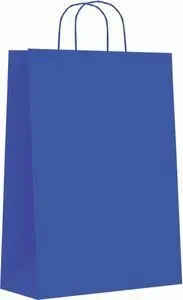 Bolsa Celulosa Azul M 27+12X37