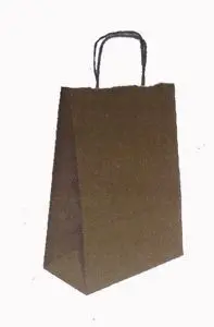 Bolsa Kraft S 24+10X32 Natural Liso