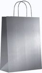 BOLSA KRAFT S 24+10X32 PLATA