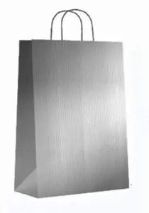Bolsa Kraft L 32+14X40 Plata