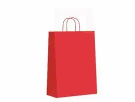 Bolsa Celulosa L 32+14X40 Rojo
