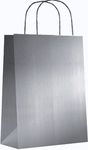 BOLSA KRAFT XS 18+8X24 PLATA